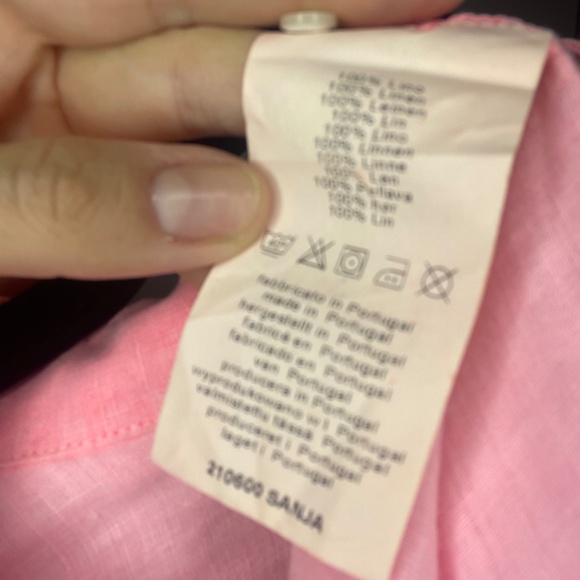 0039 Sanja Linen Blouse - Picture 5 of 9